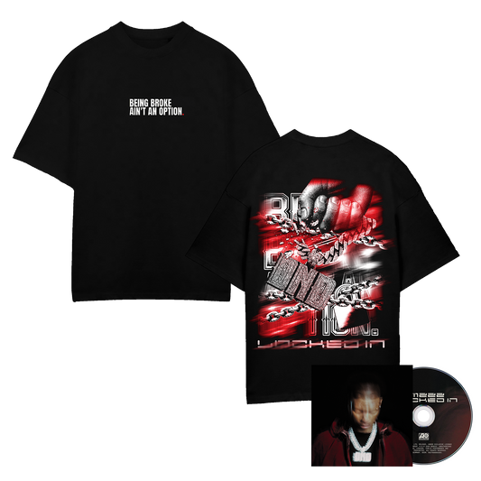 Locked In CD Wallet & Being Broke Ain't An Option Tee